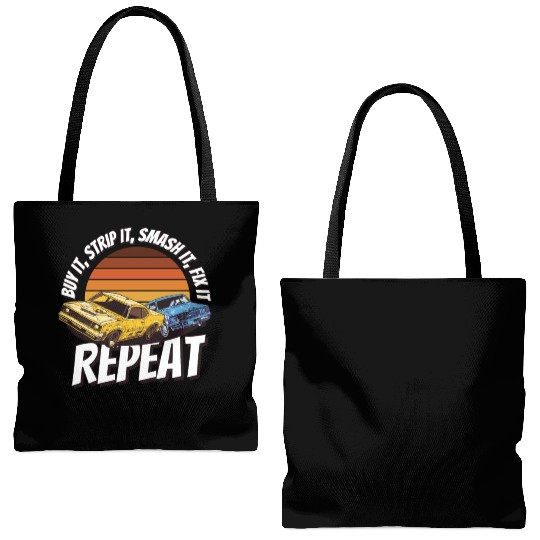 Demo Derby Demolition Derby Demolition Derby Lover Tote Bags (AOP)