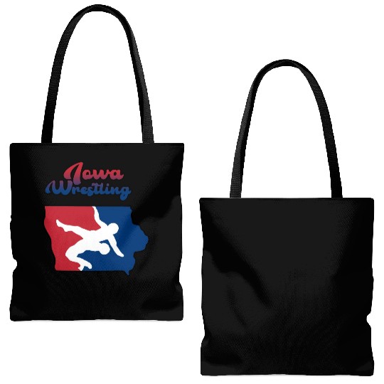 Iowa Wrestling Tote Bags (AOP)