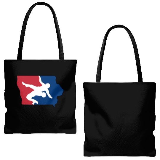 Iowa Wrestling Tote Bags (AOP)
