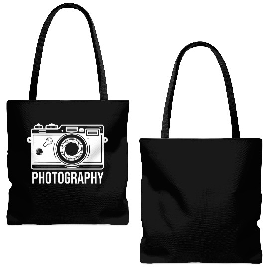 Funny Camera photography quote gift Tote Bags (AOP)