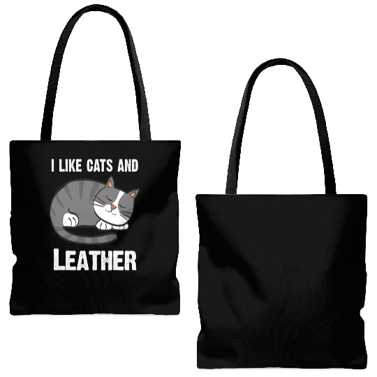 I Like Cats And The Skin - I Love Cats Tote Bags (AOP)