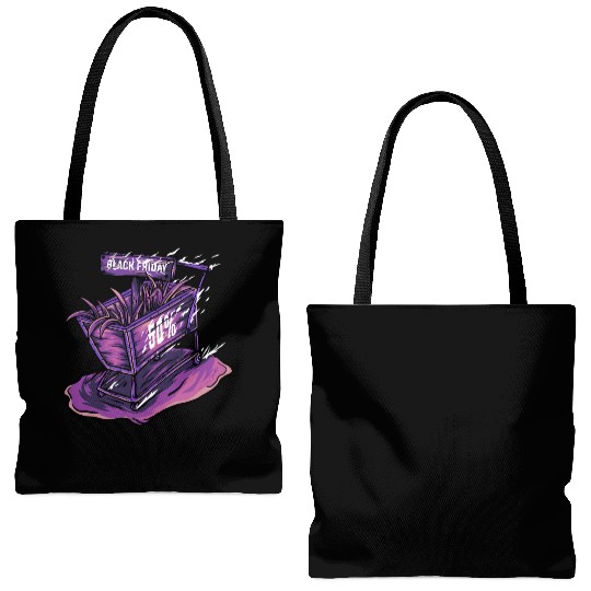 Trolley Black Friday Tote Bags (AOP)