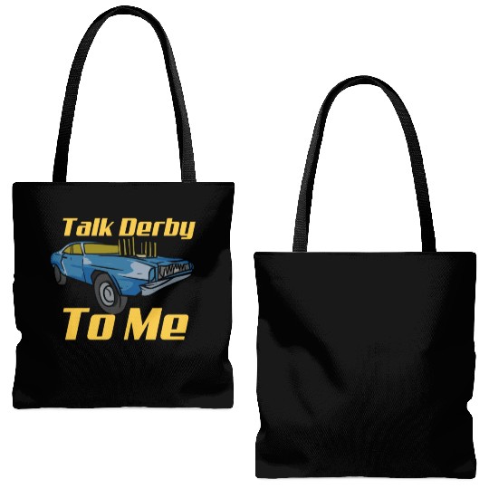Demolition Derby Car Demo Derby Driver Tote Bags (AOP)