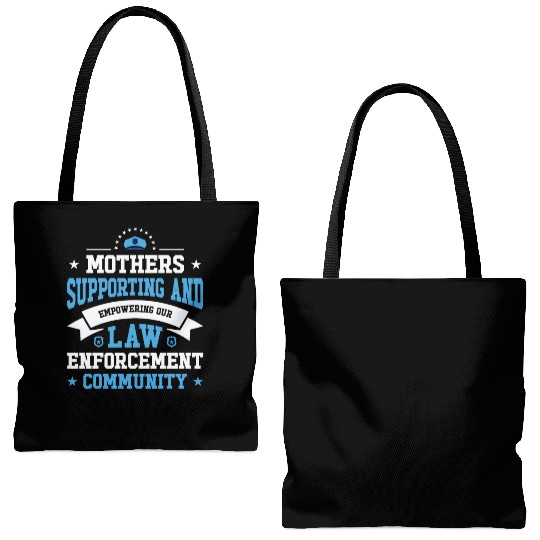 Police Mothers Day Cop Officer Law Enforcement Tote Bags (AOP)