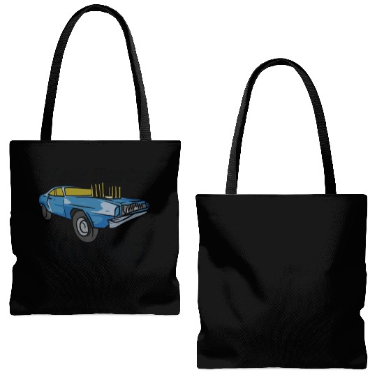 Demolition Derby Car Demo Derby Driver Tote Bags (AOP)