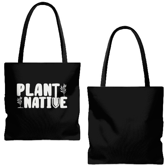 Gardener Plant Native Enthusiast Organic Plants Tote Bags (AOP)