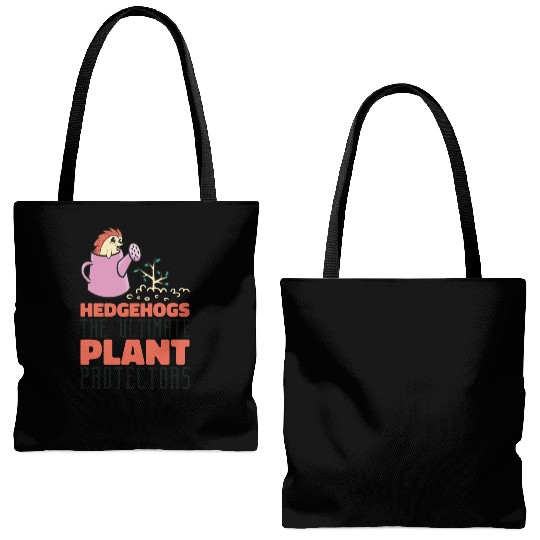 Gardening Hedgehog Planting Botany Garden Tote Bags (AOP)