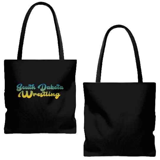 South Dakota Wrestling Tote Bags (AOP)