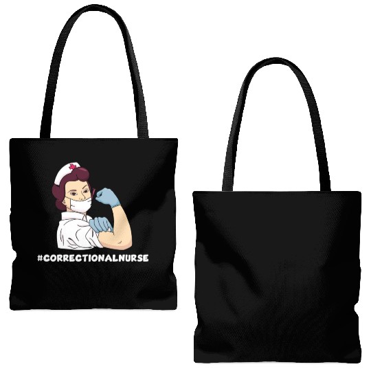 Great Correctional Nurse Prison Nurse Tote Bags (AOP)