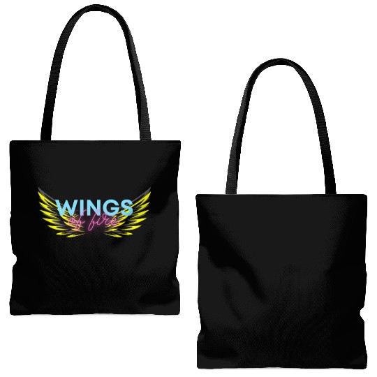 Wings of fire Tote Bags (AOP)
