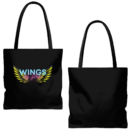 Wings of fire Tote Bags (AOP)