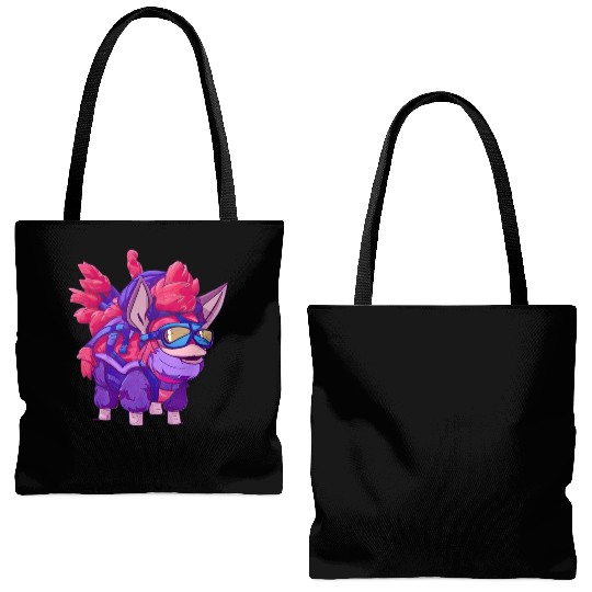 Neon Llama Tote Bags (AOP)