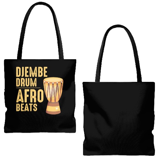 Djembe Player Drummer Music Drum Musician Tote Bags (AOP)