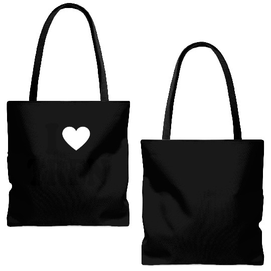 I Heart Tren Tote Bags (AOP)