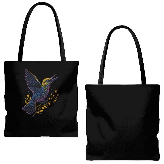 Nature Lovers - Charming Hummingbird Tote Bags (AOP)