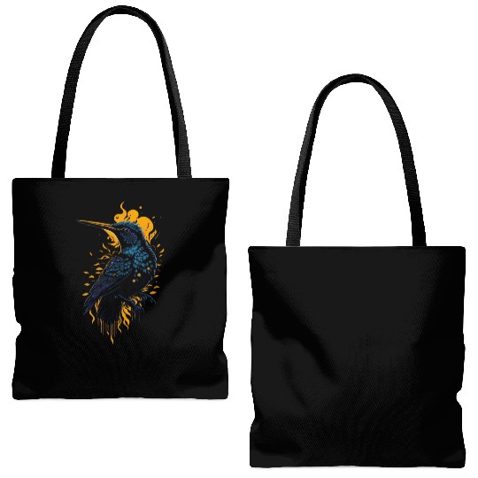 Nature Lovers - Charming Hummingbird Tote Bags (AOP)