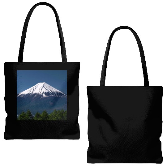 Mount Fuji Japan Panorama Souvenir Travel Trip Tote Bags (AOP)