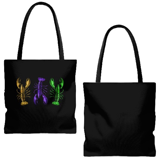Lobster Mardi Gras Tote Bags (AOP)