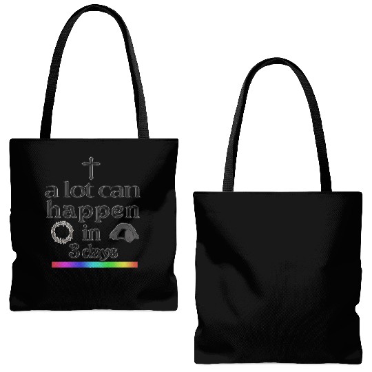 a lot can happen in 3 days Tote Bags (AOP)