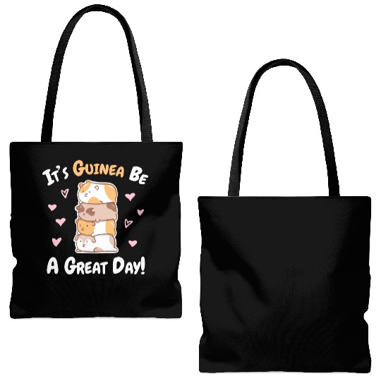 Guinea Pig Guinea Be A Great Day Tote Bags (AOP)