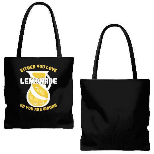Lemonade Lover Lemonade Stand Tote Bags (AOP)