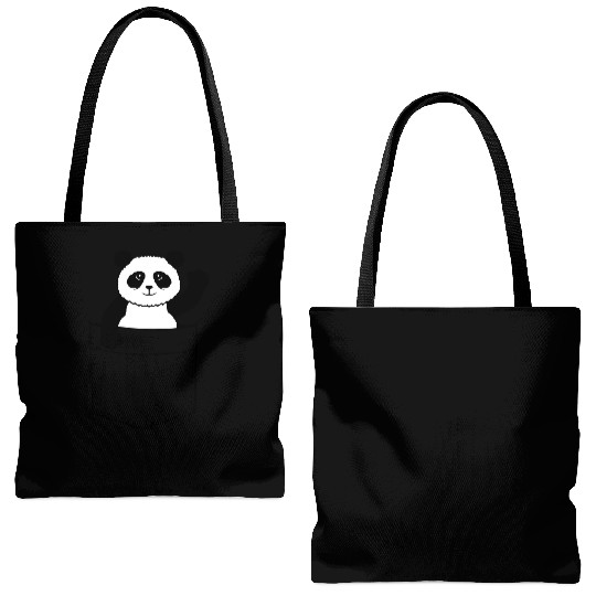 Travel Chest Bag Panda Bear Waving Friendly Tote Bags (AOP)