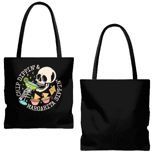 Chip Dippin' And Margarita Sippin' Tote Bags (AOP)