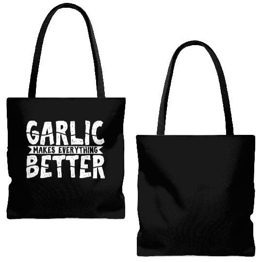 Garlic Garlic Lover Cooking Tote Bags (AOP)
