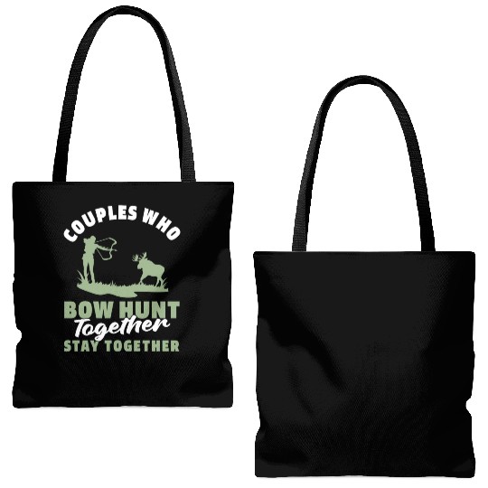 Bow Hunting Couple Tote Bags (AOP)