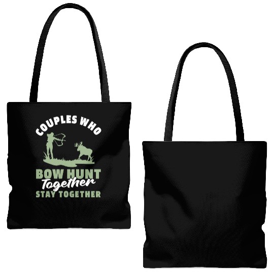 Bow Hunting Couple Tote Bags (AOP)