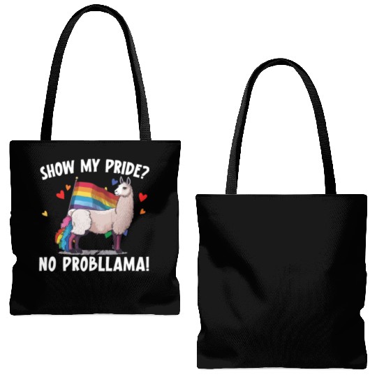 Gay Rights Rainbow Pride Month LGBTQ Gay Pride Tote Bags (AOP)