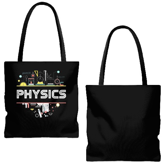 Physics Teacher Science Physics Tote Bags (AOP)