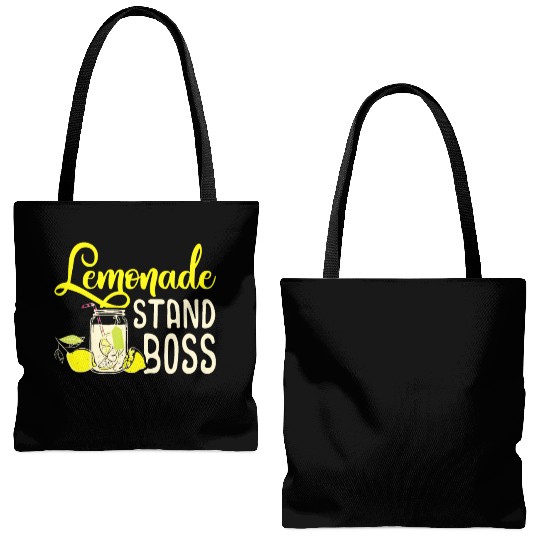 Lemonade Stand Boss Funny Lemon Juice Businesslemo Tote Bags (AOP)