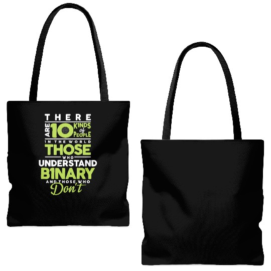 Computer Science Geeks Programmer Joke Web Tote Bags (AOP)