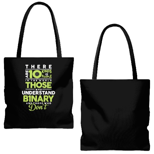 Computer Science Geeks Programmer Joke Web Tote Bags (AOP)