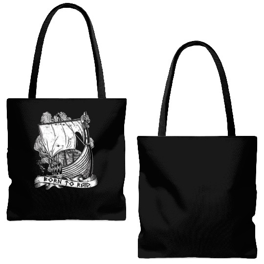 Born to raid - Viking Tote Bags (AOP)
