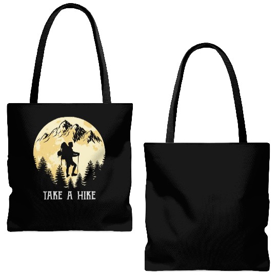 Take a Hike Wanderlust Hiking Tote Bags (AOP)
