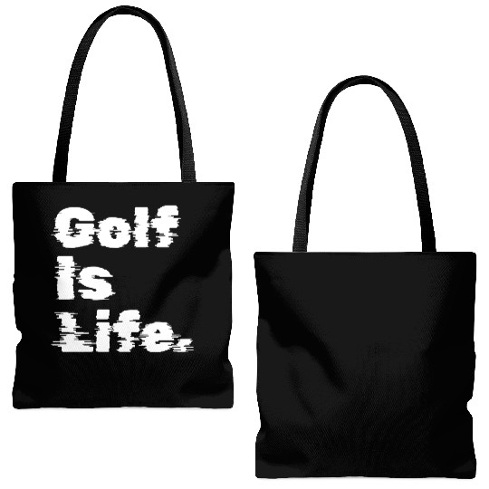 Golf Is Life, Golfer Design Tote Bags (AOP)