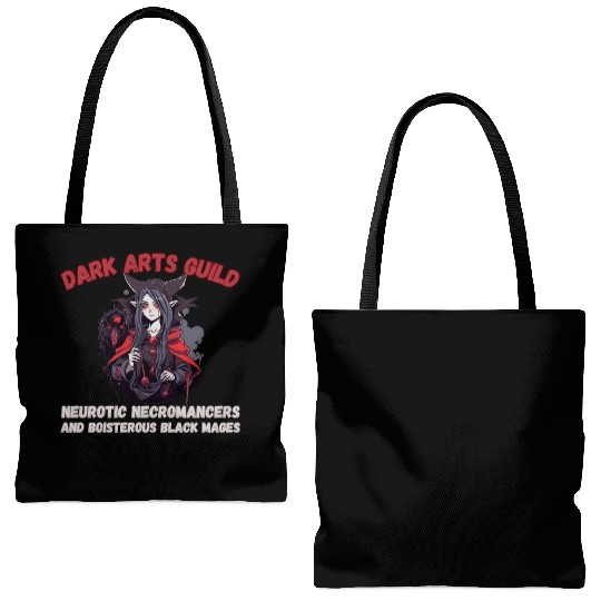 Dark Arts Guild, Necromancer Tote Bags (AOP)