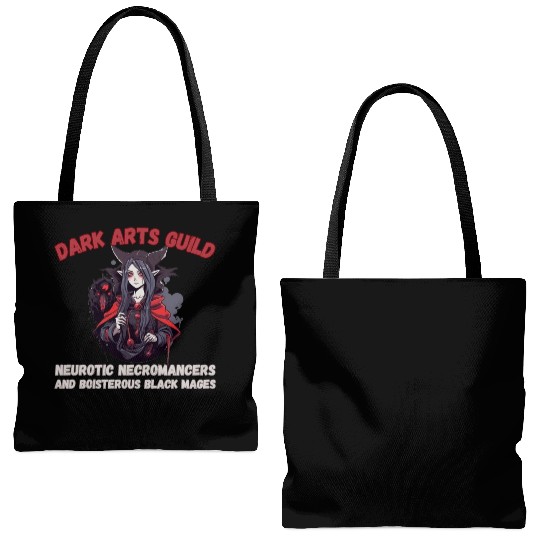 Dark Arts Guild, Necromancer Tote Bags (AOP)