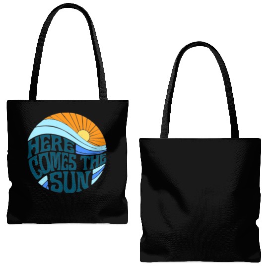 Here comes the sun Tote Bags (AOP)
