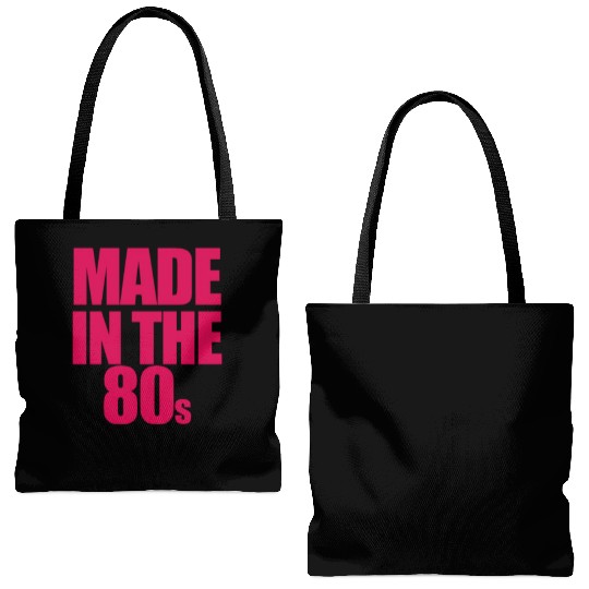 made in the 80s Tote Bags (AOP)