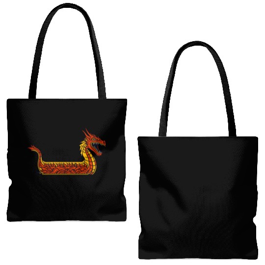 Dragon Boat Tote Bags (AOP)