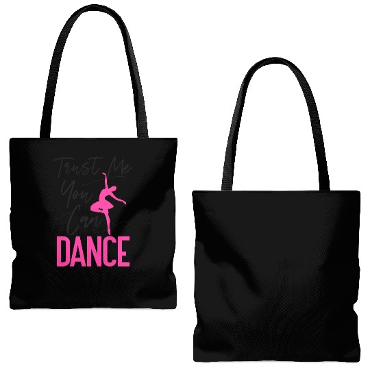 Ballet Dancer Dance Girl Ballerina Tote Bags (AOP)