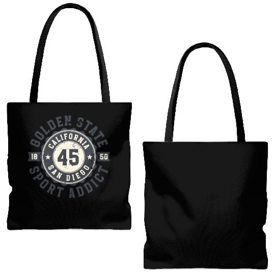 California Golden State San Diego Sport Addict Tote Bags (AOP)