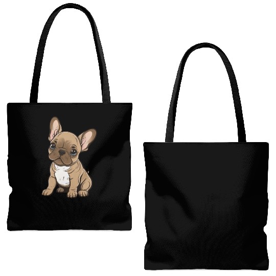 French Bulldog Tote Bags (AOP)