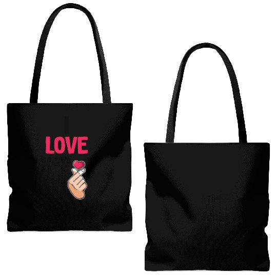 K-Pop K-drama Korean Music KPop Kdrama Gift Tote Bags (AOP)