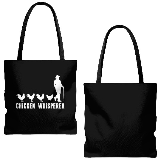 Funny Chicken Whisperer Girls Boys Farm Animal Tote Bags (AOP)