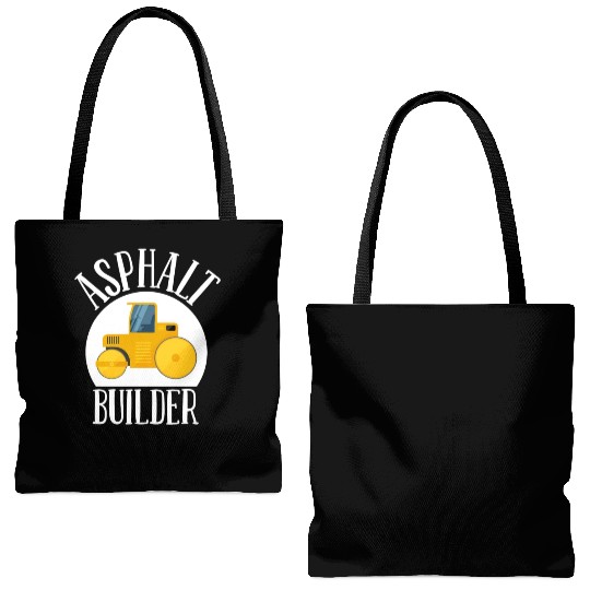 asphalt builder street builder construction worker Tote Bags (AOP)