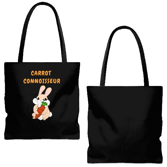 Carrot connoisseur Tote Bags (AOP)
